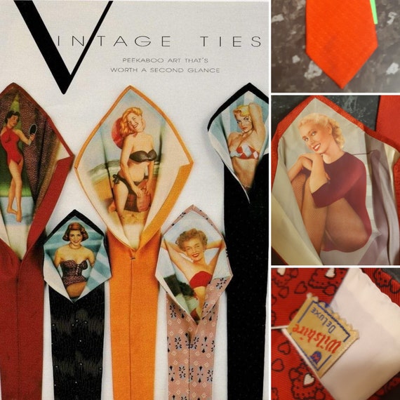 1950s peek a boo tie