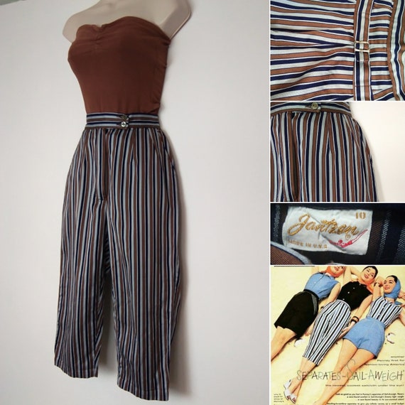 1950s Jantzen stripe capris