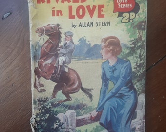 1940s vintage magazine love story "rivals in love"
