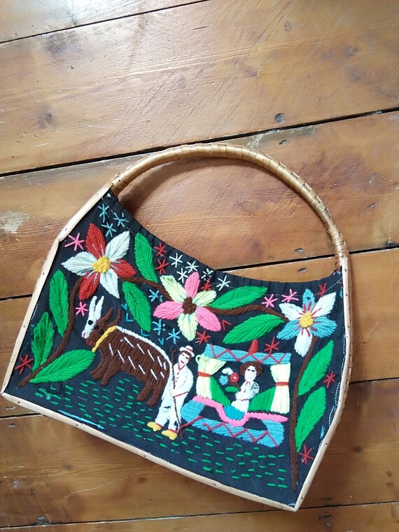 1940s/50s Hawaiian wicker bag