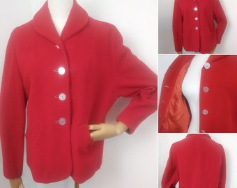 1950s Scarlet red jacket