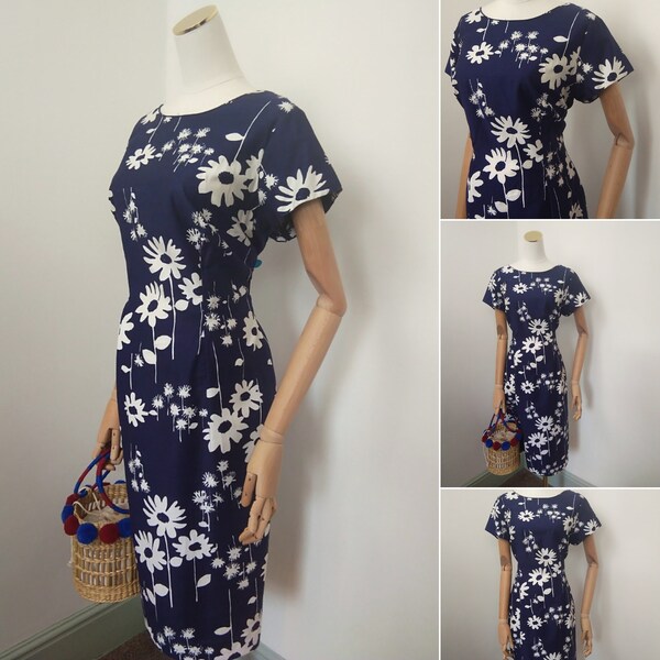 Daisy Print Dress Etsy UK