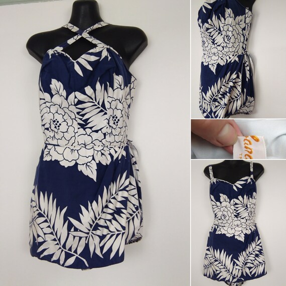 1950s Hawaiian print playsuit, costume