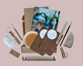 Large Air Dry Clay Kit | Complete DIY Pottery Set with Tools"