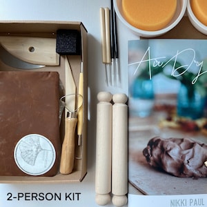 Couples Pottery at Home Kit - Make Your Own
