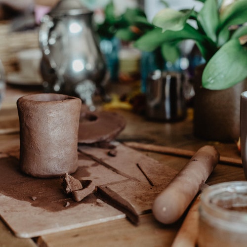 Make Your Own Pottery Clay Craft Kit Etsy