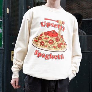 Moletom Upsetti Spaghetti Unissex Baunilha