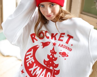 Rocket Around the Christmas Tree Women's Jumper
