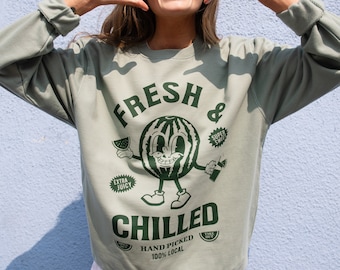 Fresh and Chilled Women's Watermelon Sweatshirt