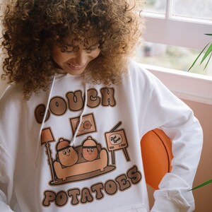 Couch Potatoes Women's Slogan Hoodie