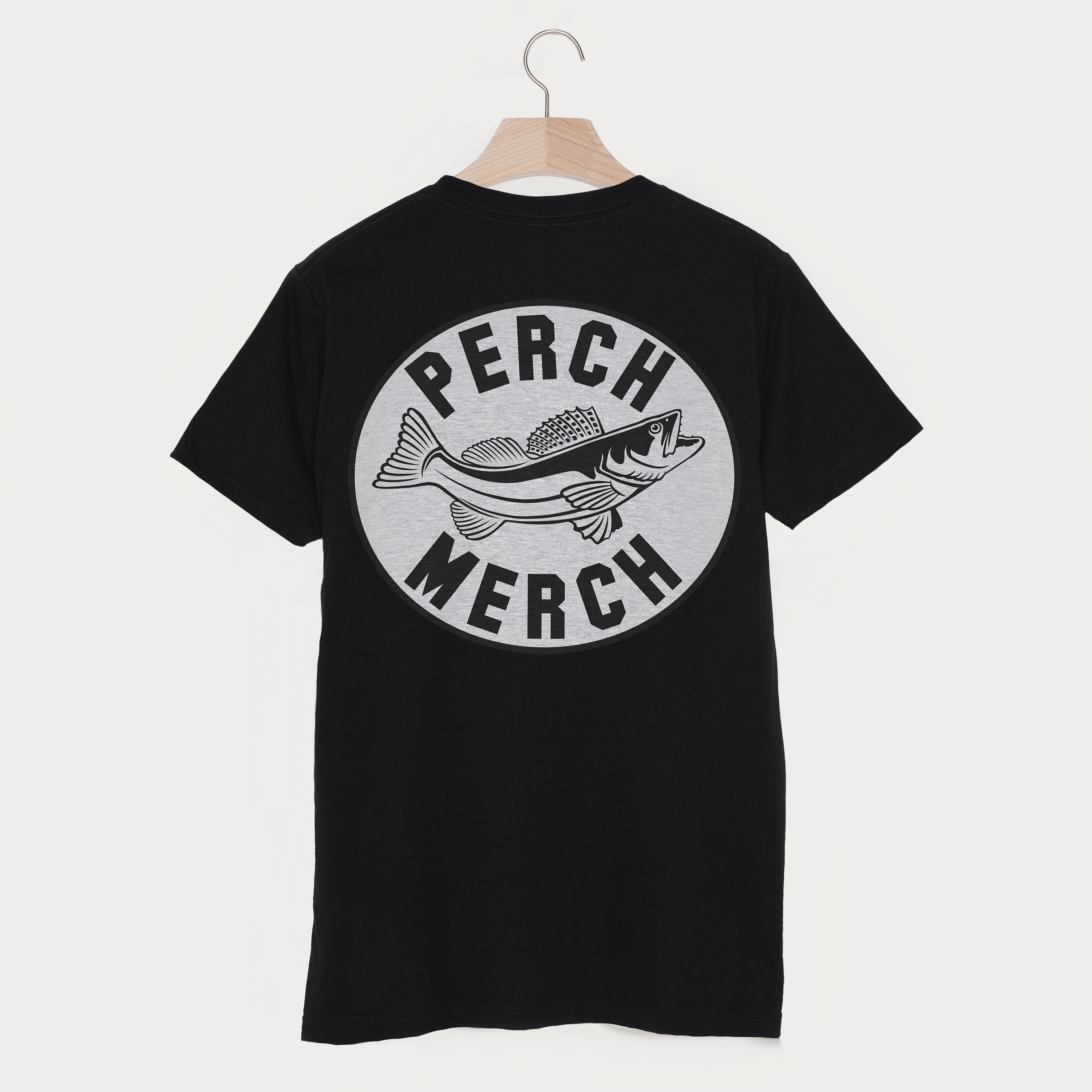 Image of Perch Merch Men's Fishing Slogan T Shirt