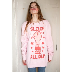 Sleigh All Day Women's Christmas Jumper image 2