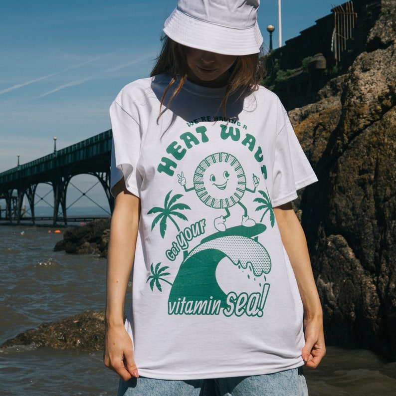 Heat Wave Women's Slogan T-shirt With 