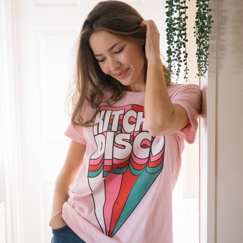 Kitchen Disco Women's Slogan T-Shirt image 5