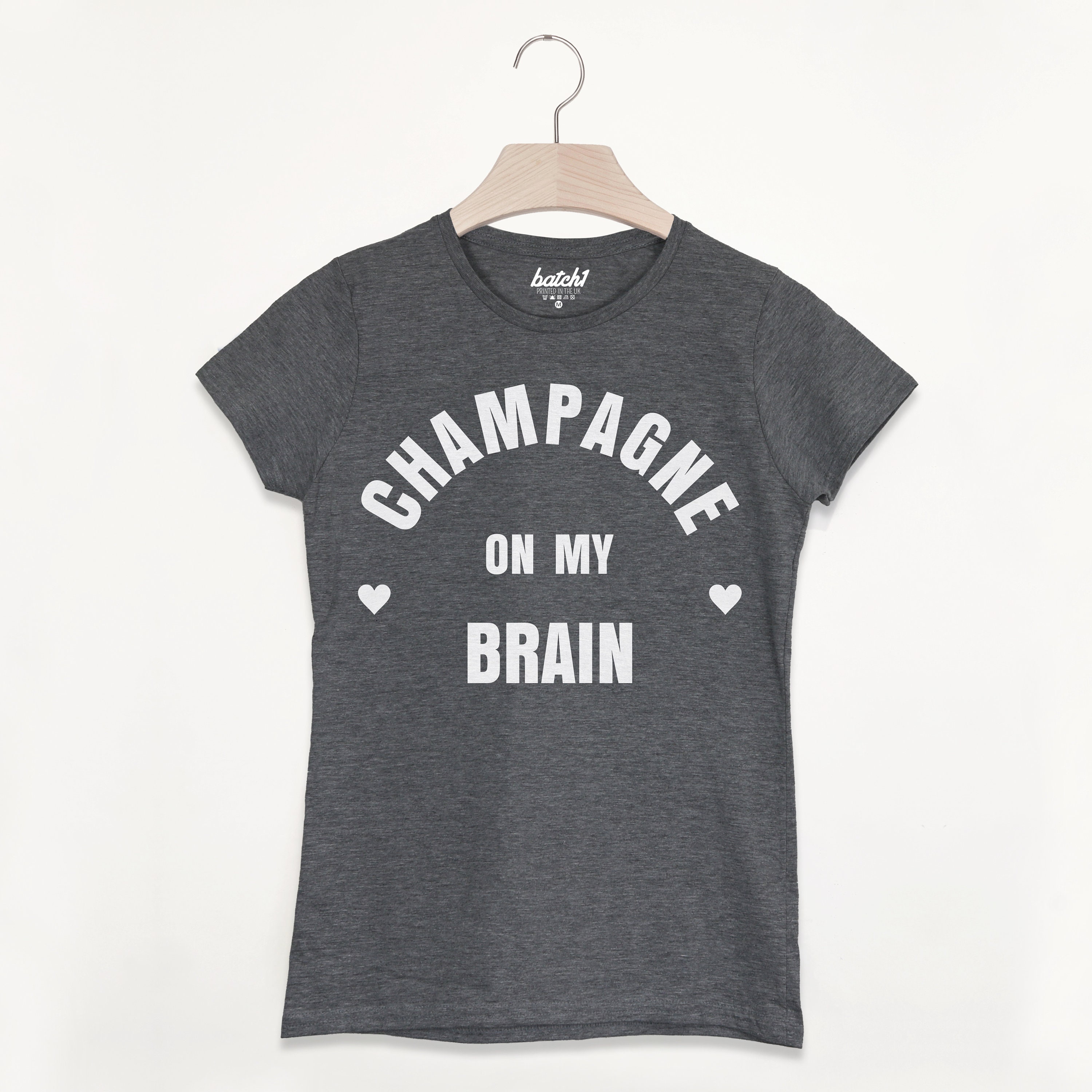 champagne slogan t shirt