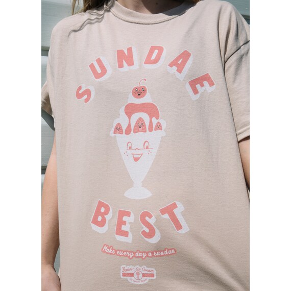Sundae Best Ice Cream Graphic T-shirt - Etsy