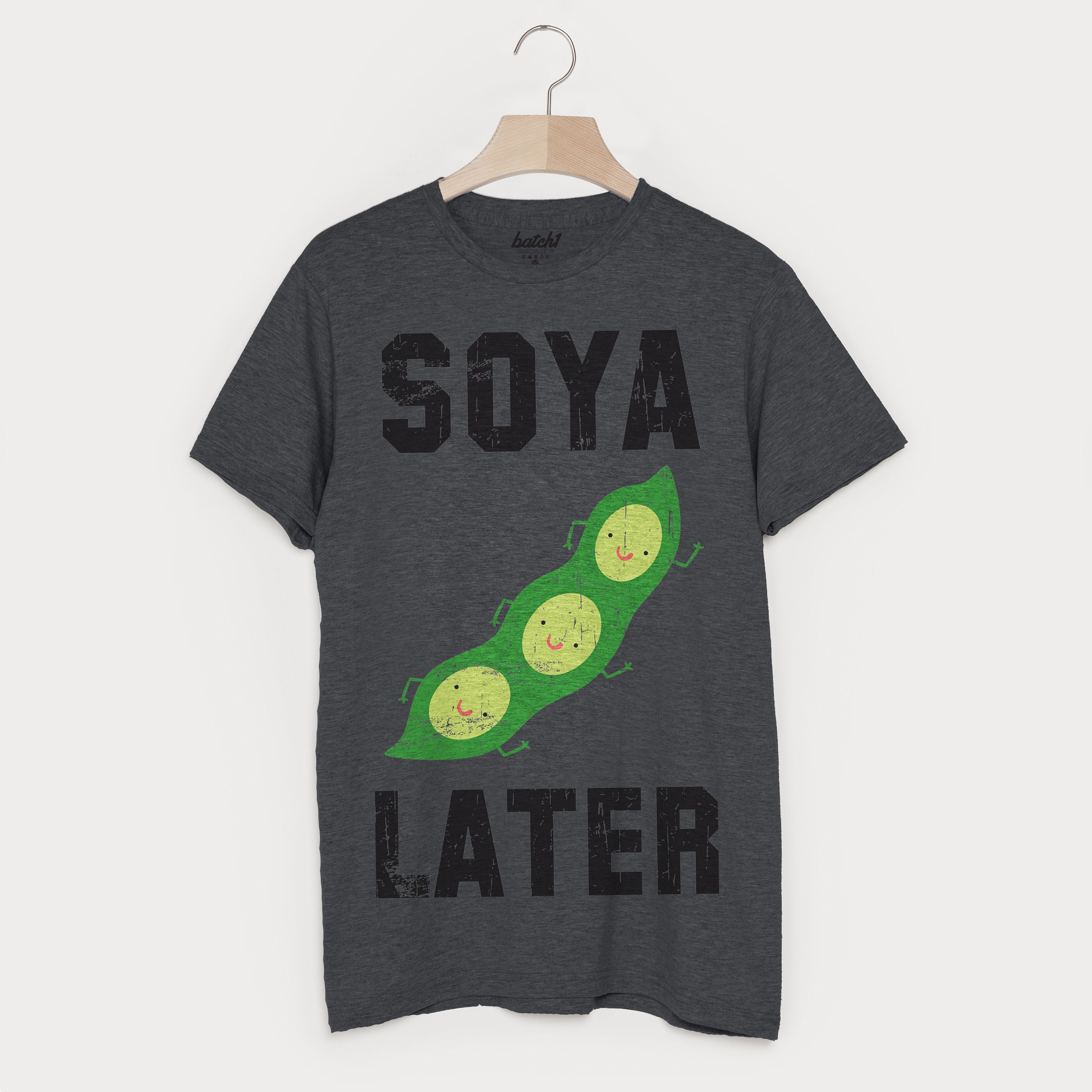 Image of Soya Later Men's Slogan T Shirt