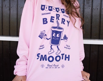 Berry Smooth Women’s Fruit Graphic Sweatshirt