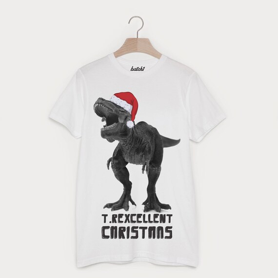 T-rexcellent Men's Christmas Dinosaur T 
