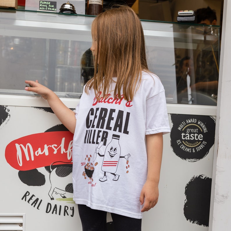 Cereal Killer Girls' Slogan T-Shirt image 3