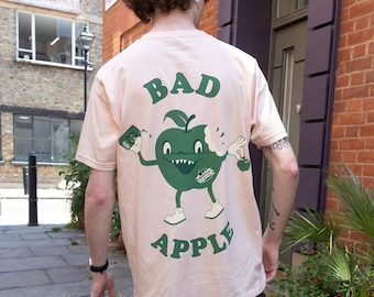 ★25SS★PAL-ACE BAD APPLE T-SHIRT Bad Apple T-Shirt Big Yellow - Summer 2025 - Palace Community