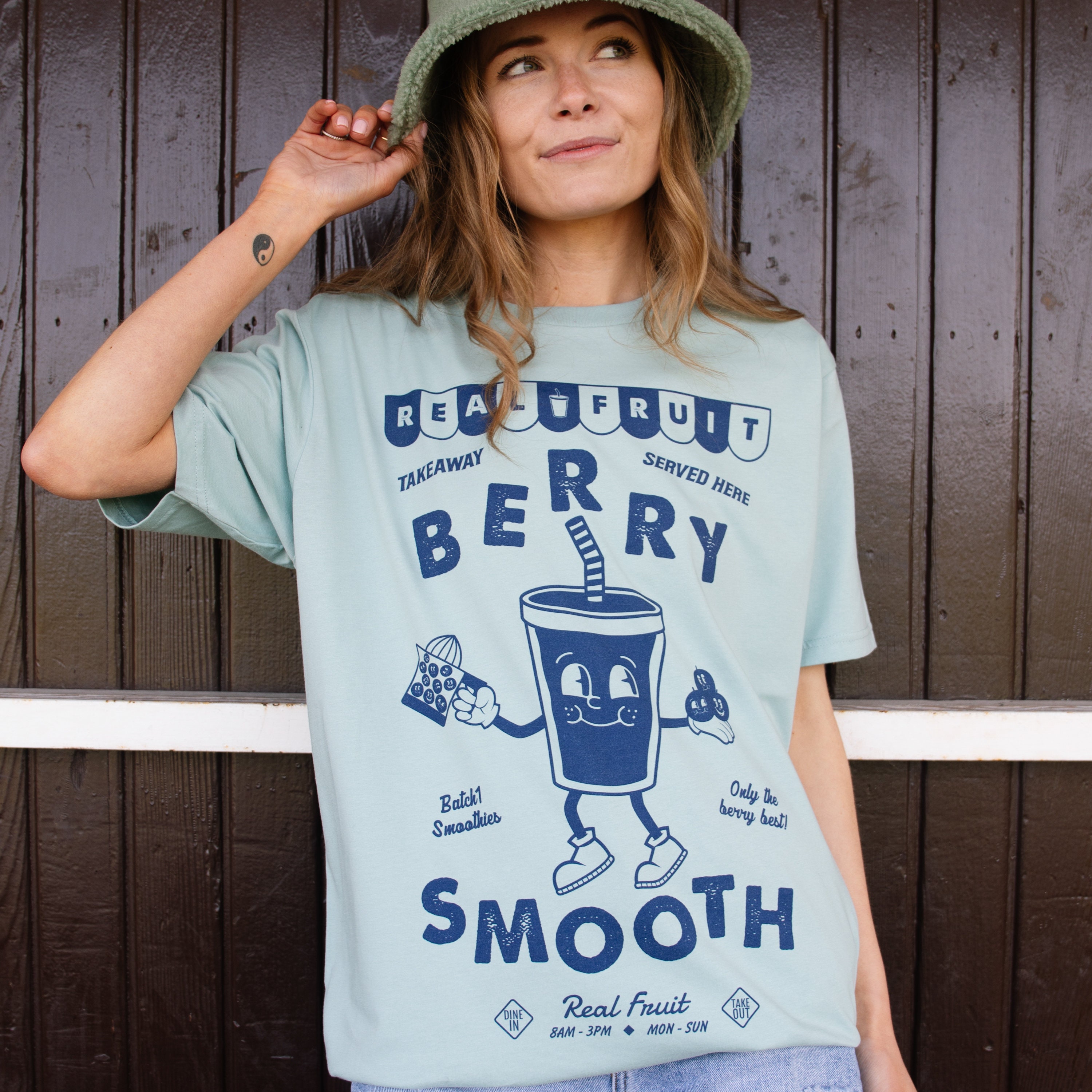 Berry Smooth Womens Fruit Graphic T-shirt -  Canada