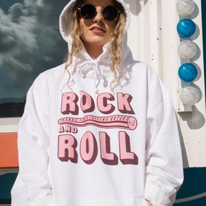 Rock and Roll Women&#39;s British Seaside Graphic Hoodie