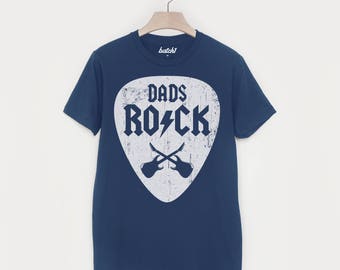 Dads Rock Men's Music Slogan T Shirt