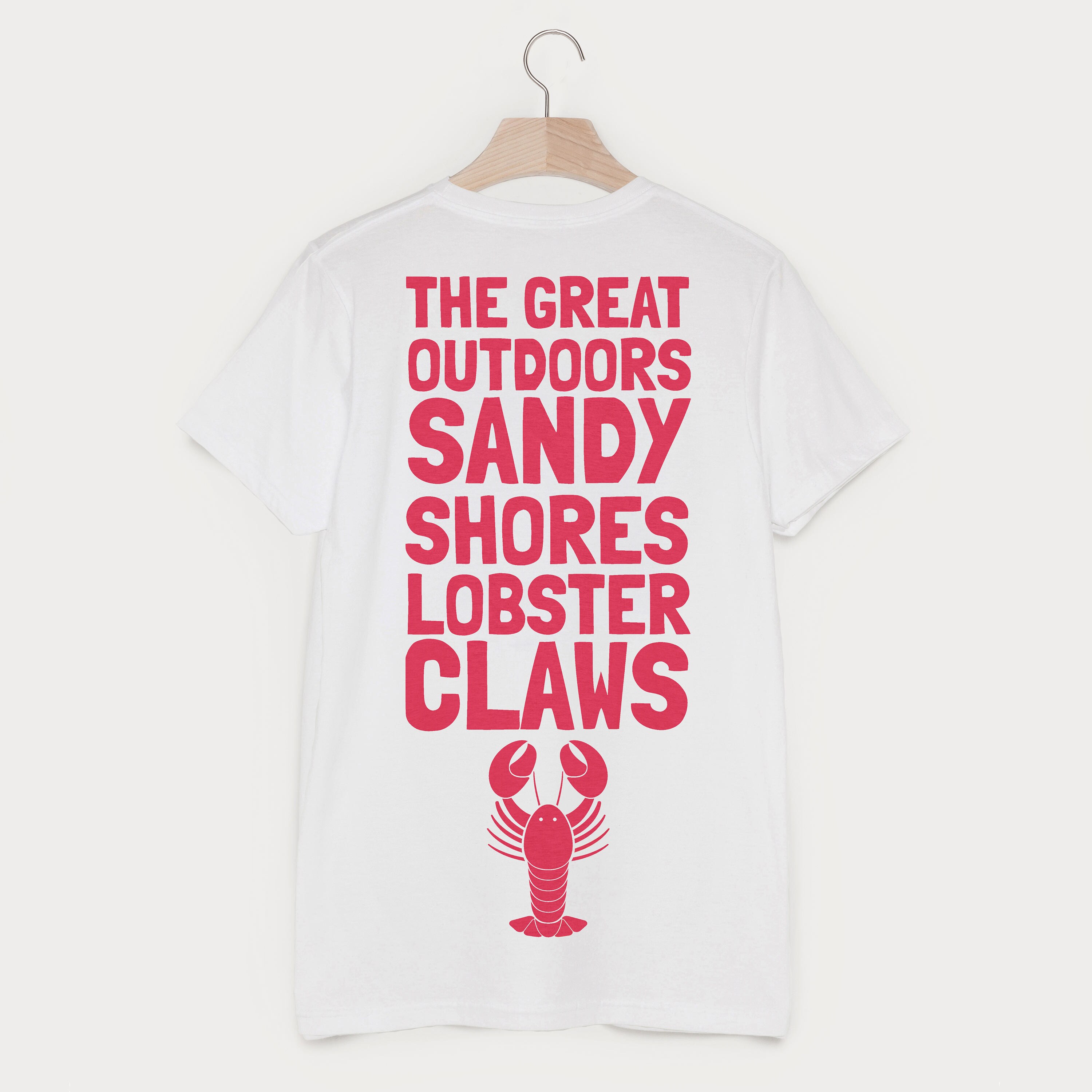 Image of The Great Outdoors Sandy Shores Men’S Lobster T Shirt