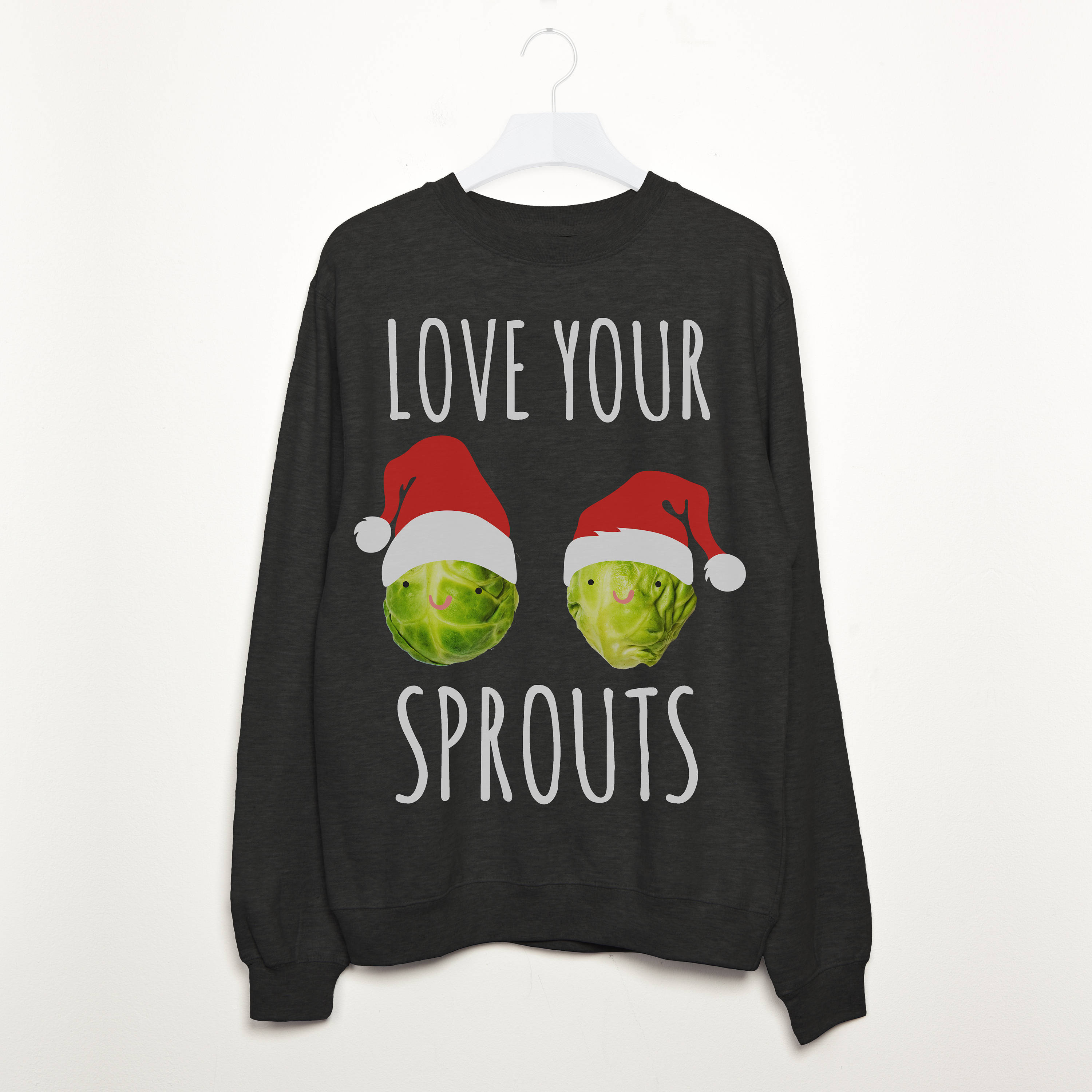 Love Your Sprouts Women's Christmas Sweatshirt