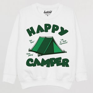 Happy Camper Boys' Camping Slogan Sweatshirt image 5