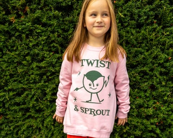 Twist And Sprout Girls' Christmas Jumper