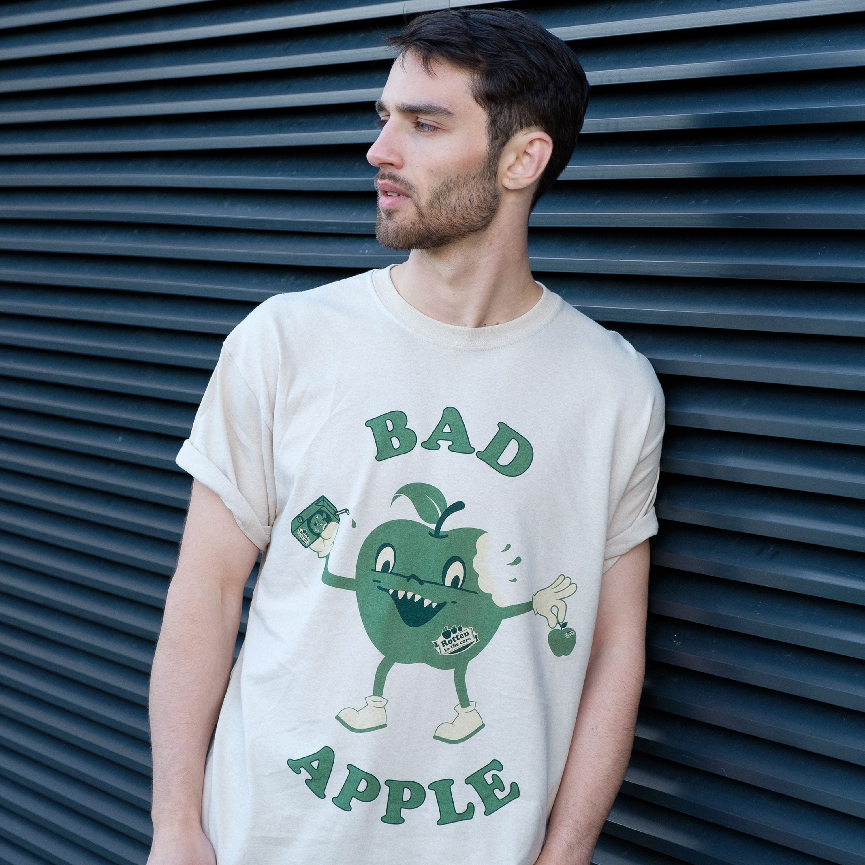 Image of Bad Apple Men's Slogan T-Shirt