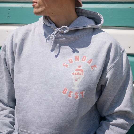 Sundae Best Men's Ice Cream Graphic Hoodie