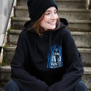 Raving In A Winter Wonderland Women's Slogan Hoodie