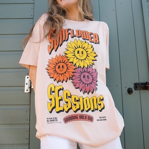 Sonnenblumen Sessions Damen Festival T-Shirt