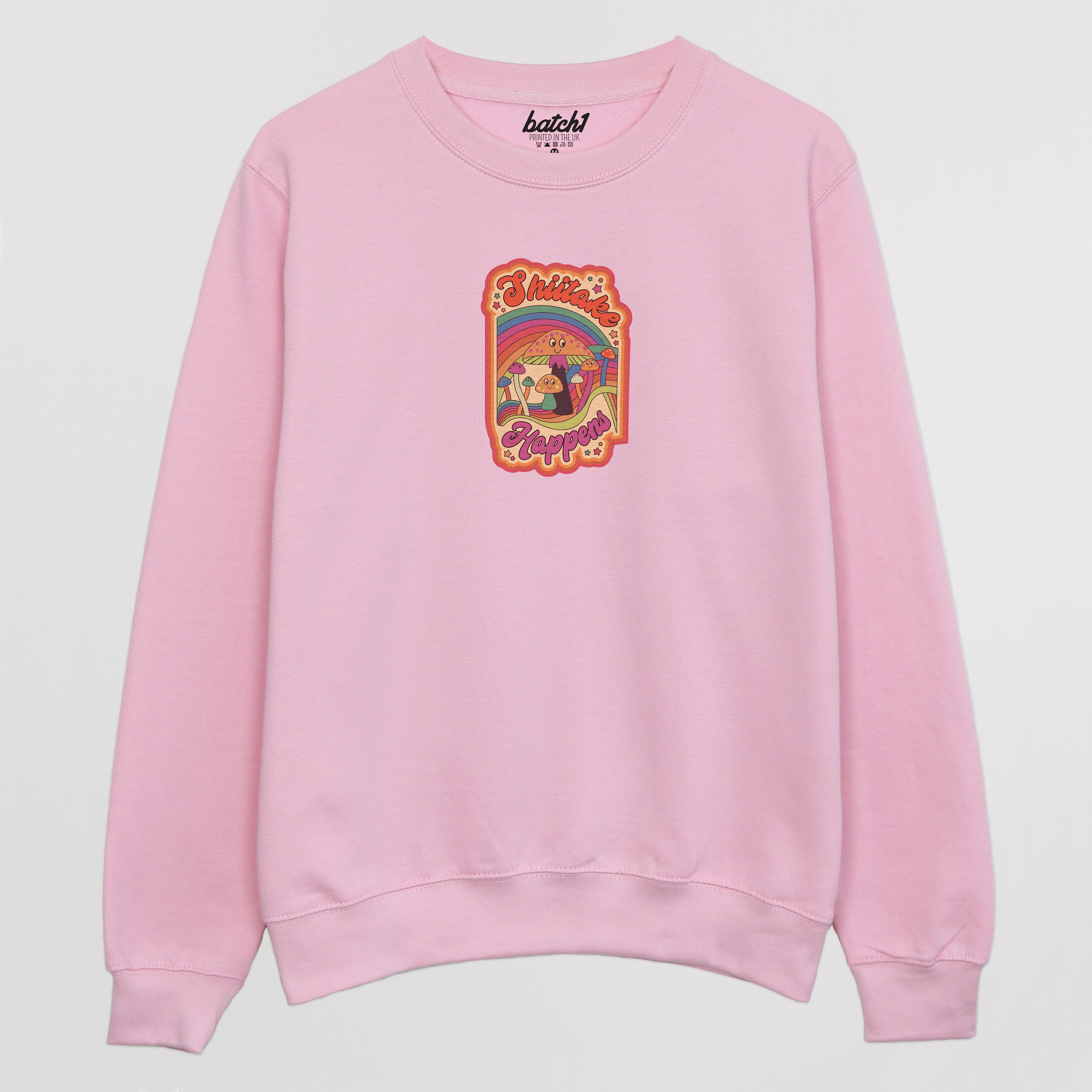 Shiitake Happens Women's Slogan Sweatshirt Etsy