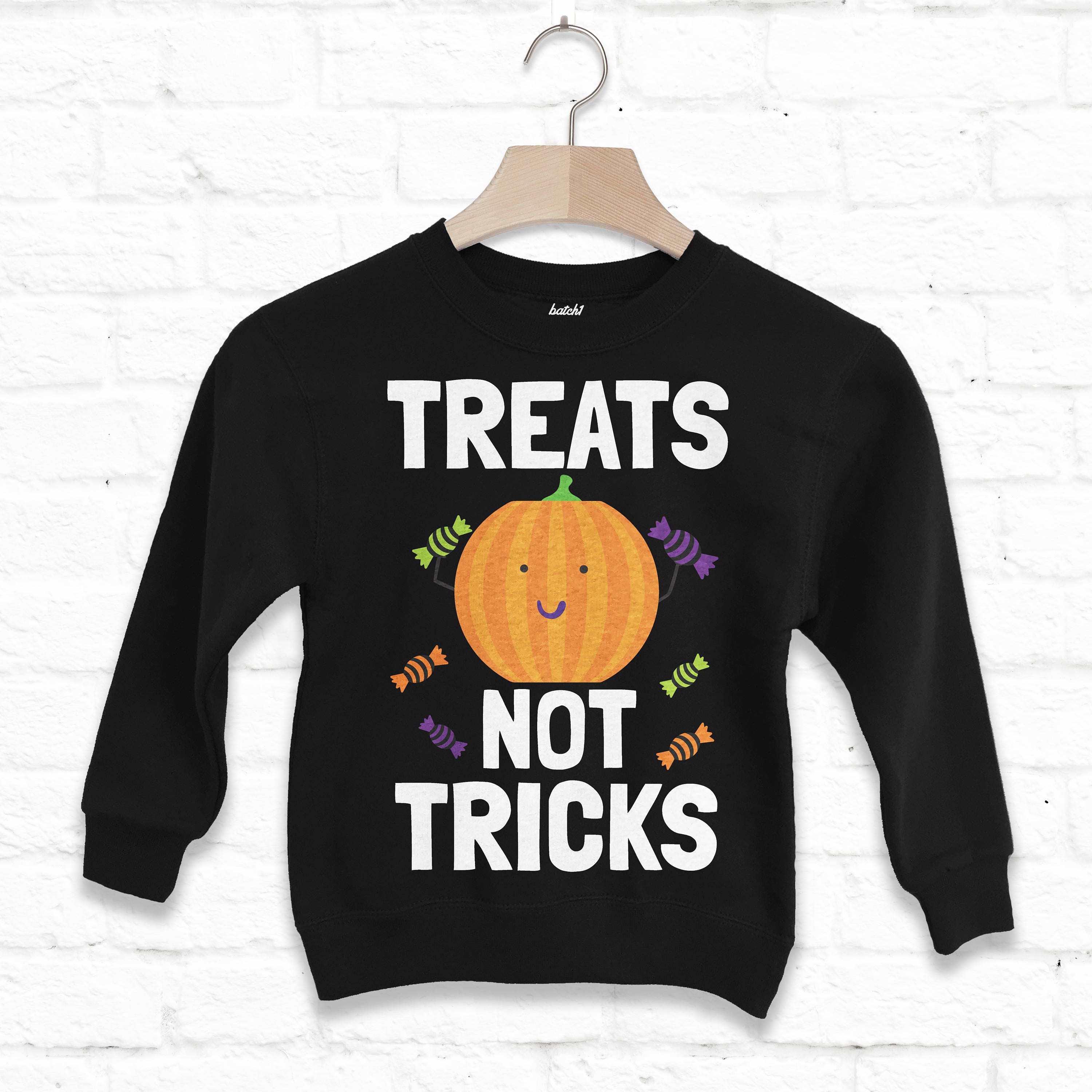 HALLOWEEN PUMPKIN BOYS TRICK OR TREAT CHILDRENS FANCY DRESS SWEATSHIRT JUMPER HALLOWEEN PUMPKIN BOYS TRICK OR TREAT CHILDRENS FANCY DRESS SWEATSHIRT JUMPER