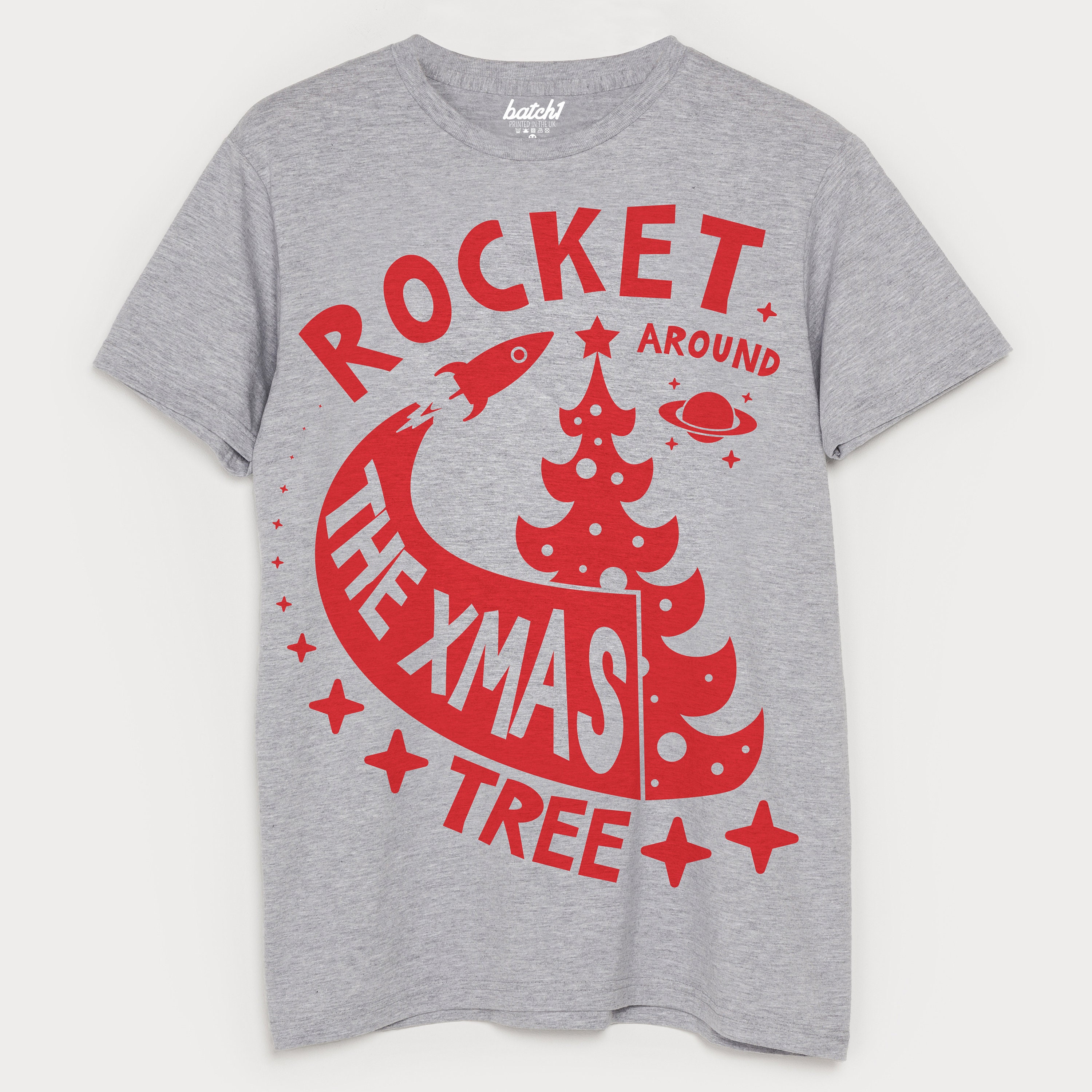 Image of Rocket Around The Christmas Tree Men's T-Shirt