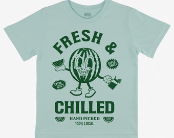 T-shirt pastèque Fresh and Chilled vert pour enfants