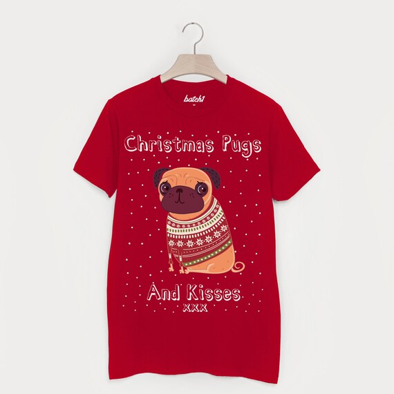BATCH1 CHRISTMAS PUGS AND KISSES NOVELTY FASHION XMAS MENS FESTIVE SWEATSHIRT BATCH1 CHRISTMAS PUGS AND KISSES NOVELTY FASHION XMAS MENS FESTIVE SWEATSHIRT