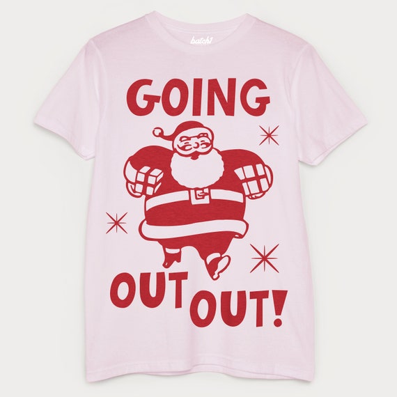 Levering onderhoud Verbonden Uitgaan Santa Heren Kerst slogan T-Shirt - Etsy België
