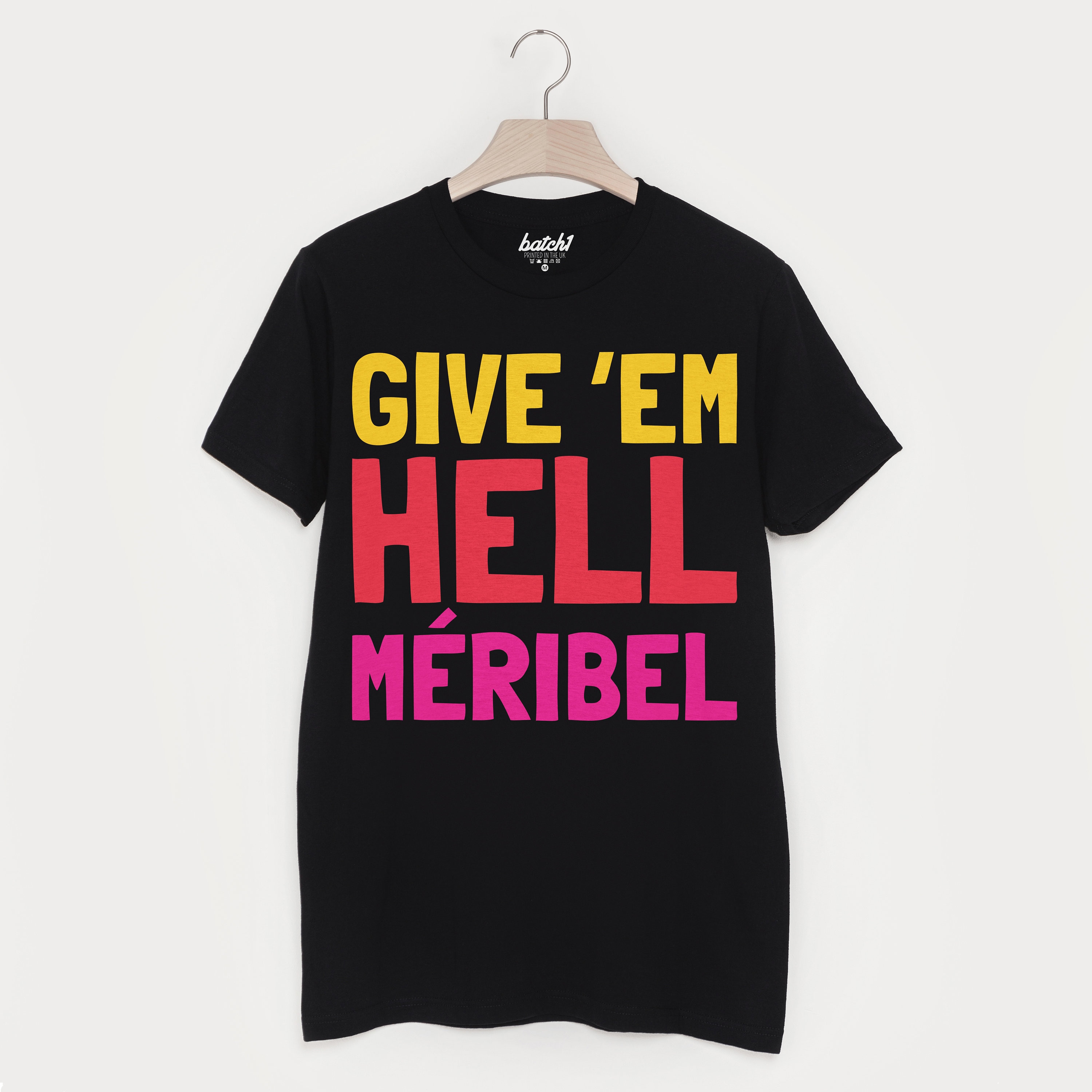 Image of Méribel Retro Men's Après Ski Alpine Slogan T Shirt