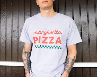 Margherita Pizza Men’s Slogan T-Shirt