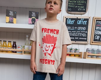 French Frights Boys' Slogan T-Shirt