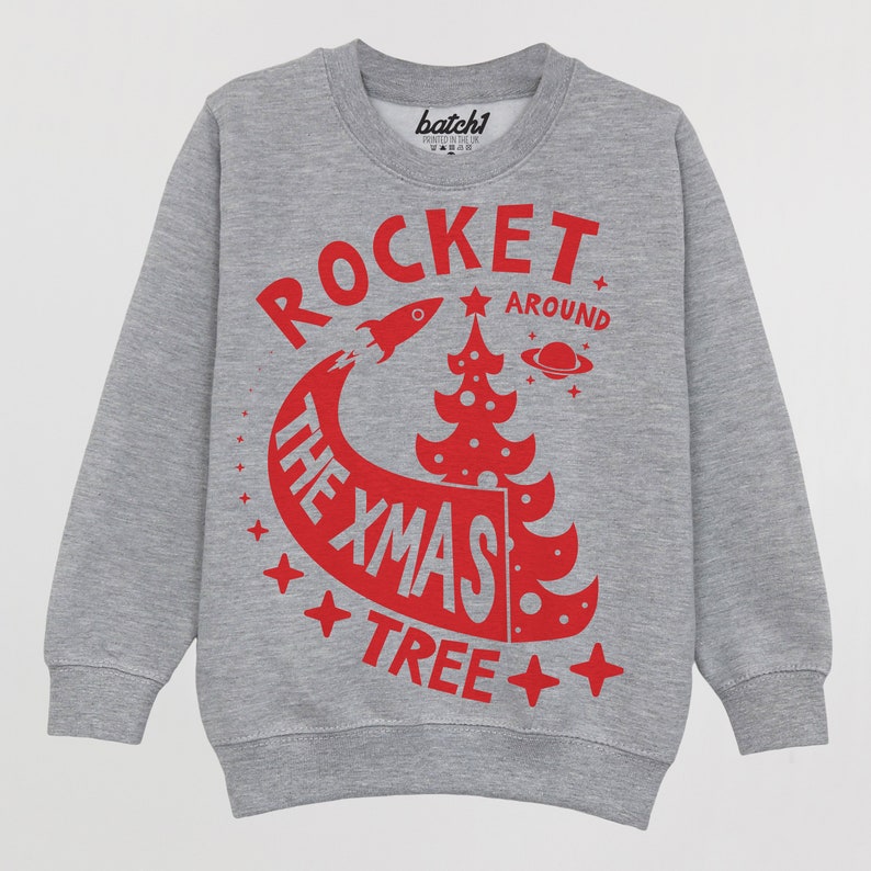 Rocket Around the Christmas Tree Children's Jumper 