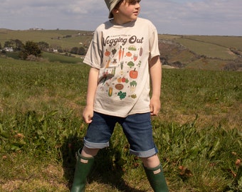 Vegging Out Boys' Vegetable Guide T-Shirt