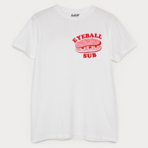 Camiseta com estampa traseira Eyeball Sub