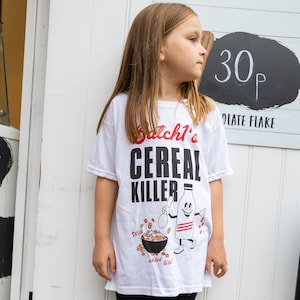 T-shirt Cereal Killer à slogan pour fille