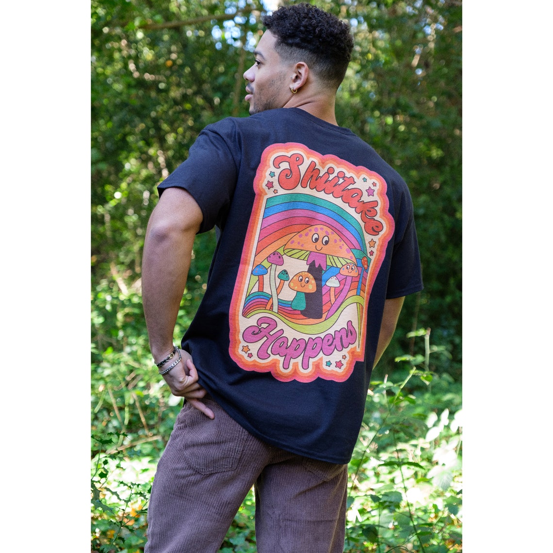 Shiitake Happens Men's Slogan TShirt Etsy